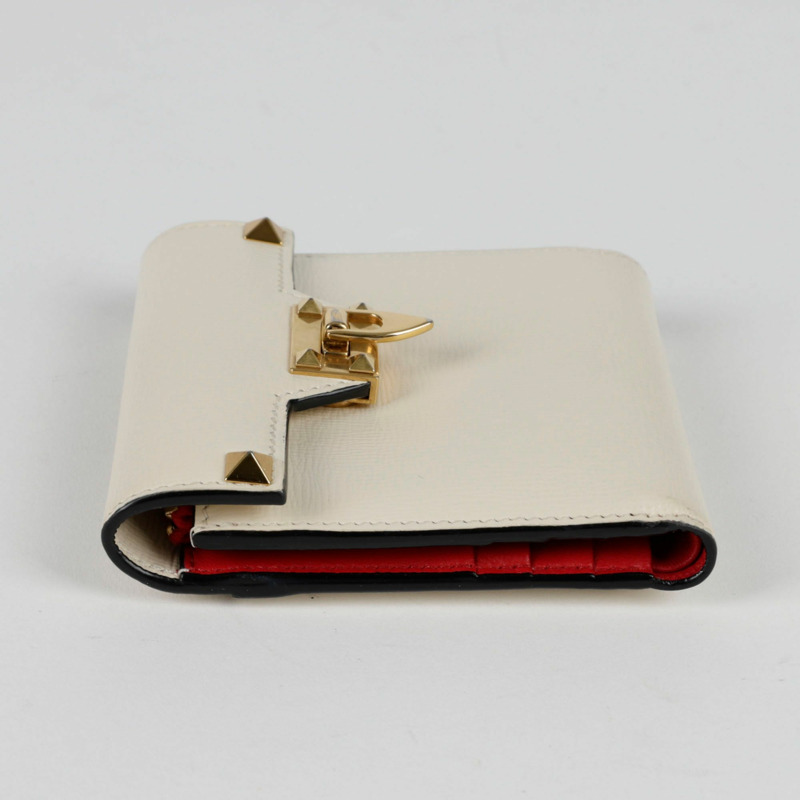 VALENTINO Rockstud 緊湊型皮夾-3