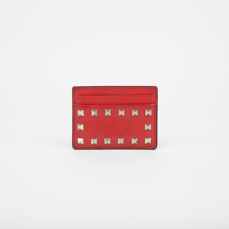 VALENTINO Rockstud 卡夾皮夾-0