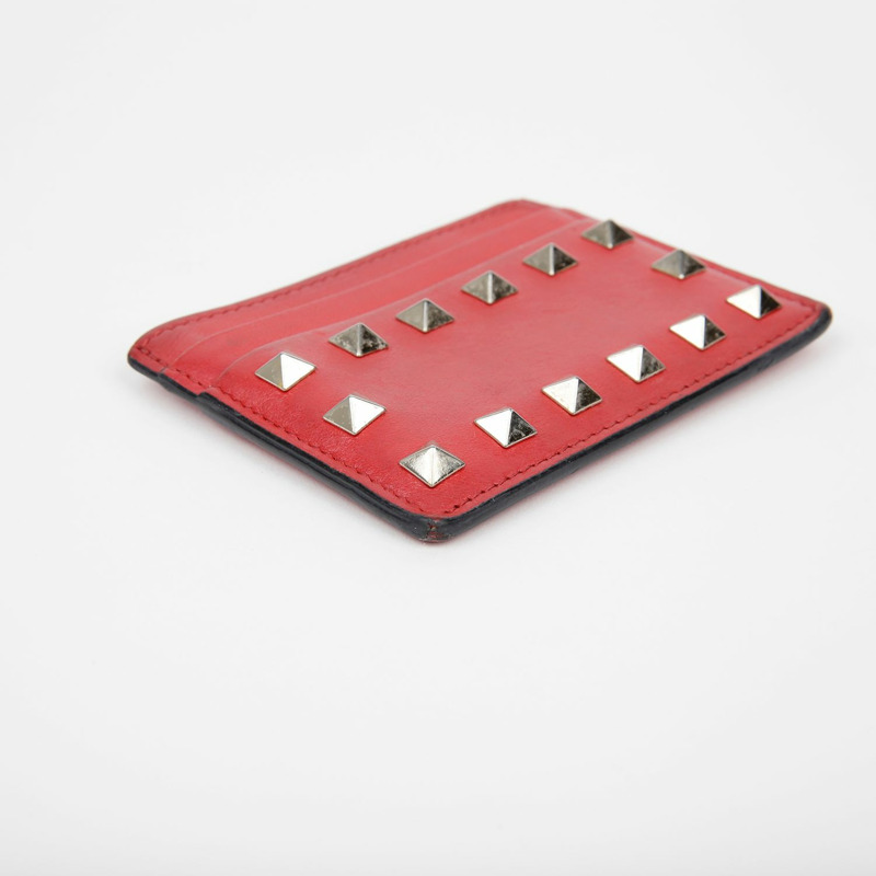 VALENTINO Rockstud 卡夾皮夾-5