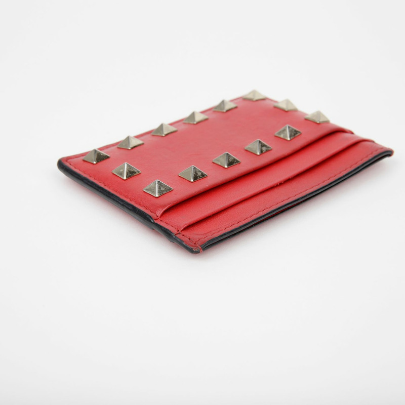 VALENTINO Rockstud 卡夾皮夾-7