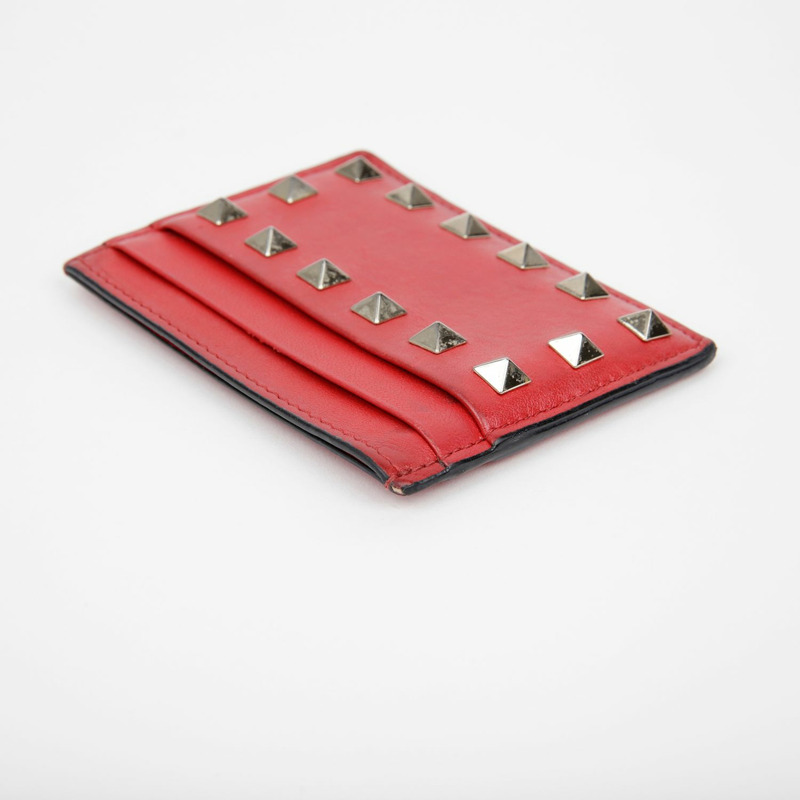 VALENTINO Rockstud 卡夾皮夾-8