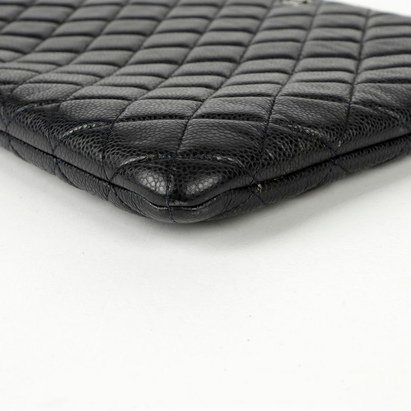 CHANEL Caviar Skin 經典大手拿包 A82552-6