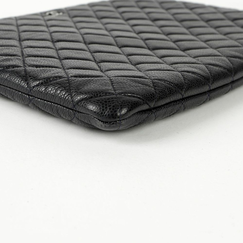 CHANEL Caviar Skin 經典大手拿包 A82552-7
