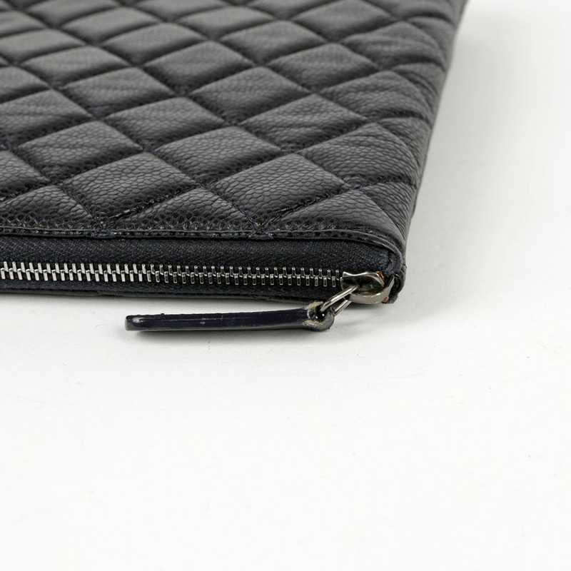 CHANEL Caviar Skin 經典大手拿包 A82552-8