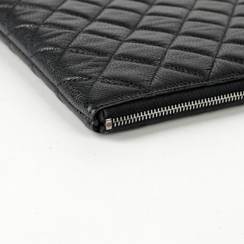 CHANEL Caviar Skin 經典大手拿包 A82552-9