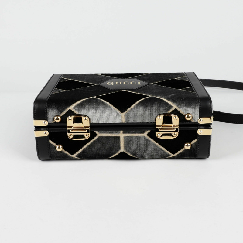 GUCCI Savoy 化妝包手提單肩包-6