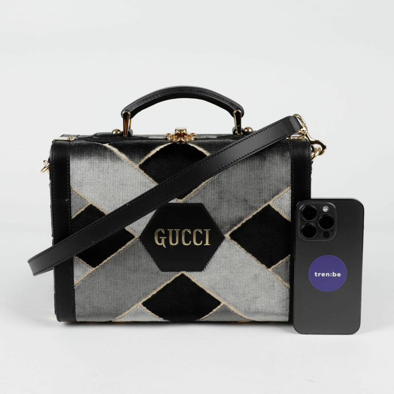 GUCCI Savoy 化妝包手提單肩包-7