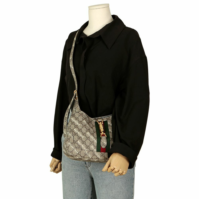 GUCCI Hacker Project Jackie 1961 小號 Hobo 肩背包-8