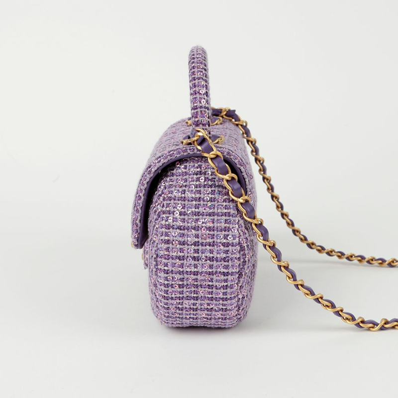 【包稅】CHANEL CC Logo 小號單肩手提包-4