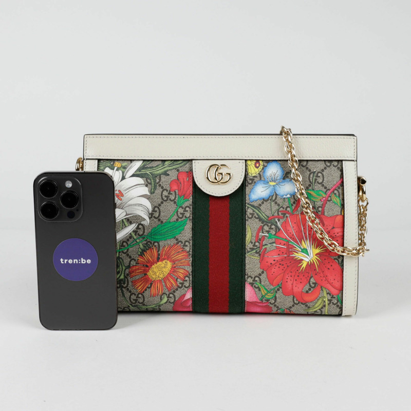 GUCCI Ophidia Flora 小號斜背包-7