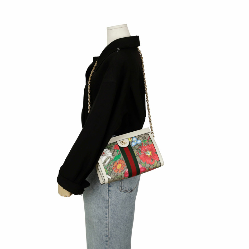 【包稅】GUCCI Ophidia Flora 小號肩斜背包-9