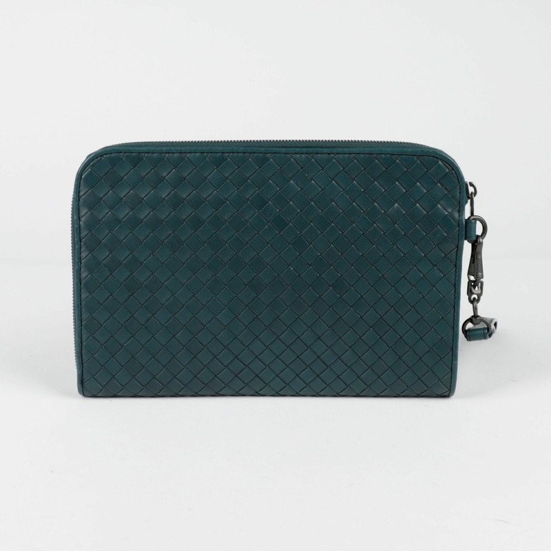BOTTEGA VENETA Intrecciato 編織帶文件手拿包-3