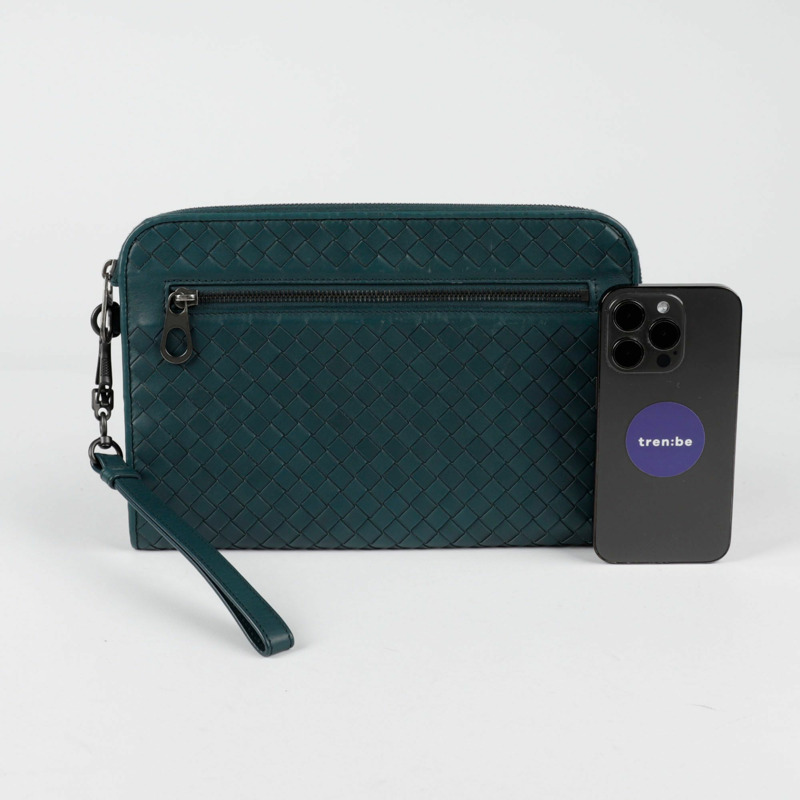 BOTTEGA VENETA Intrecciato 編織帶文件手拿包-8