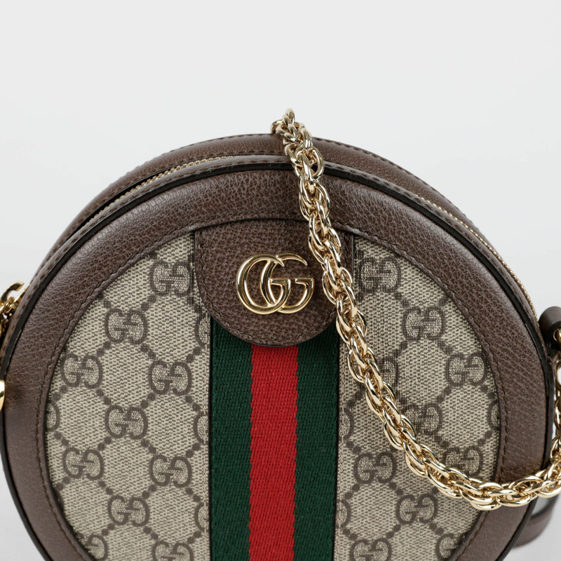 GUCCI Ophidia 迷你圓形單肩斜背包-1