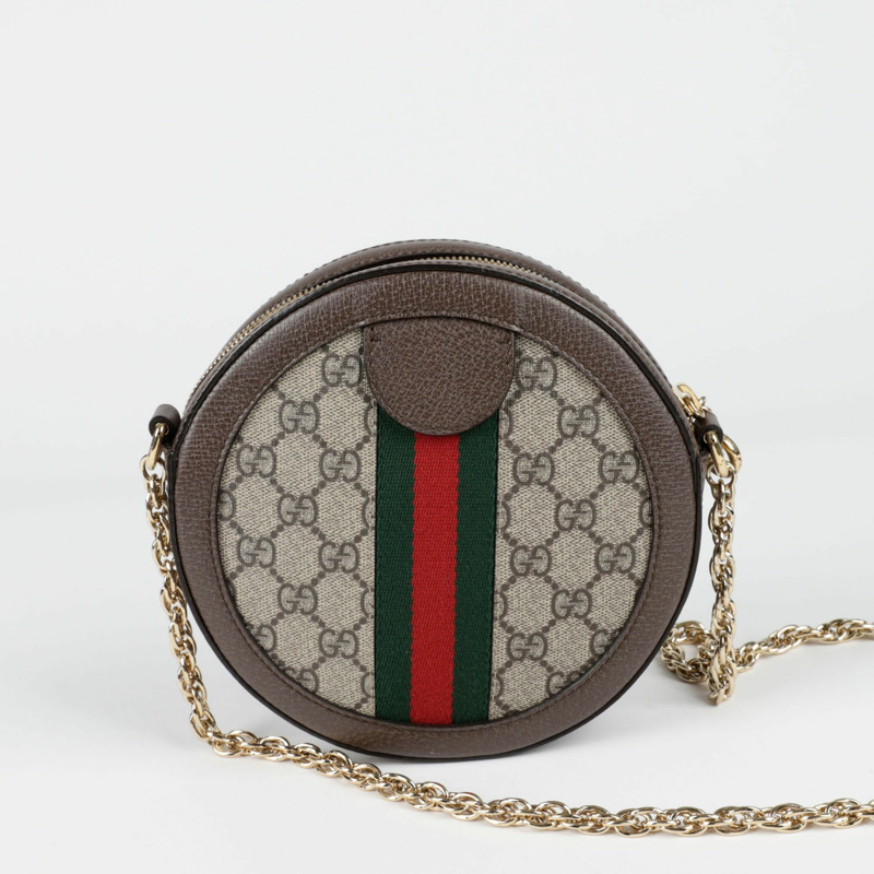 GUCCI Ophidia 迷你圓形單肩斜背包-3