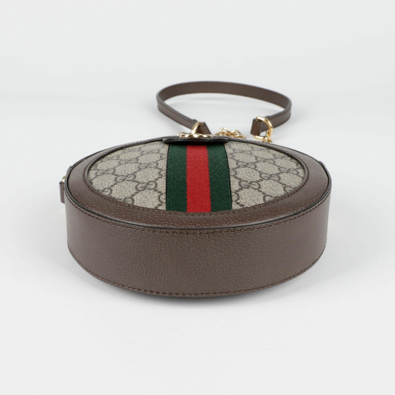 GUCCI Ophidia 迷你圓形單肩斜背包-5