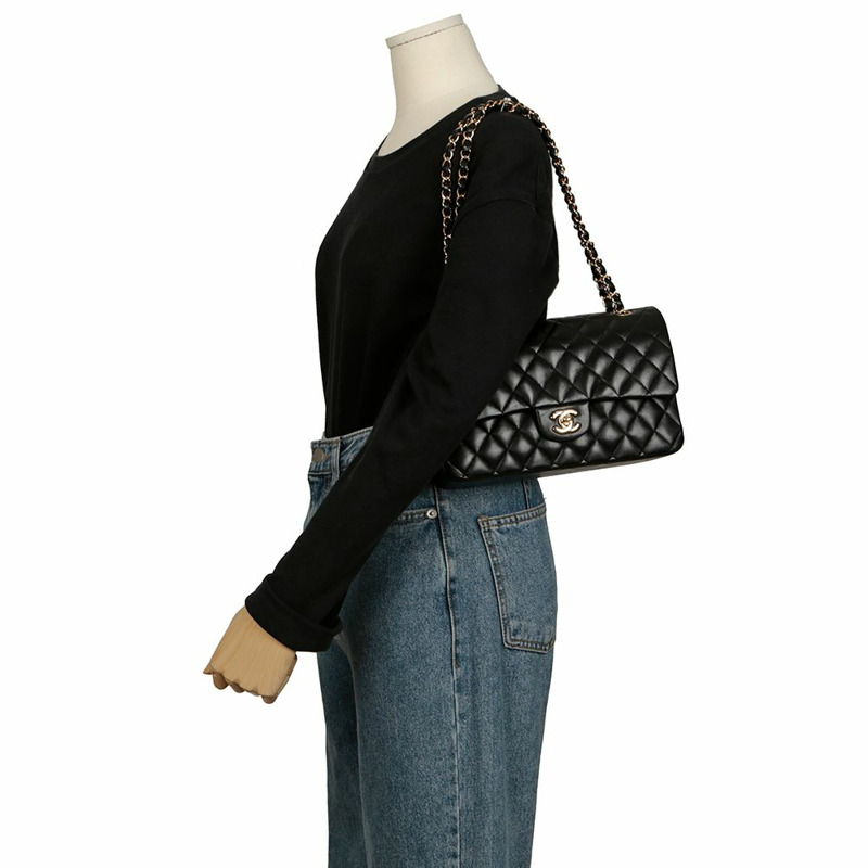 CHANEL 經典中型鏈條單肩包 A01112-21