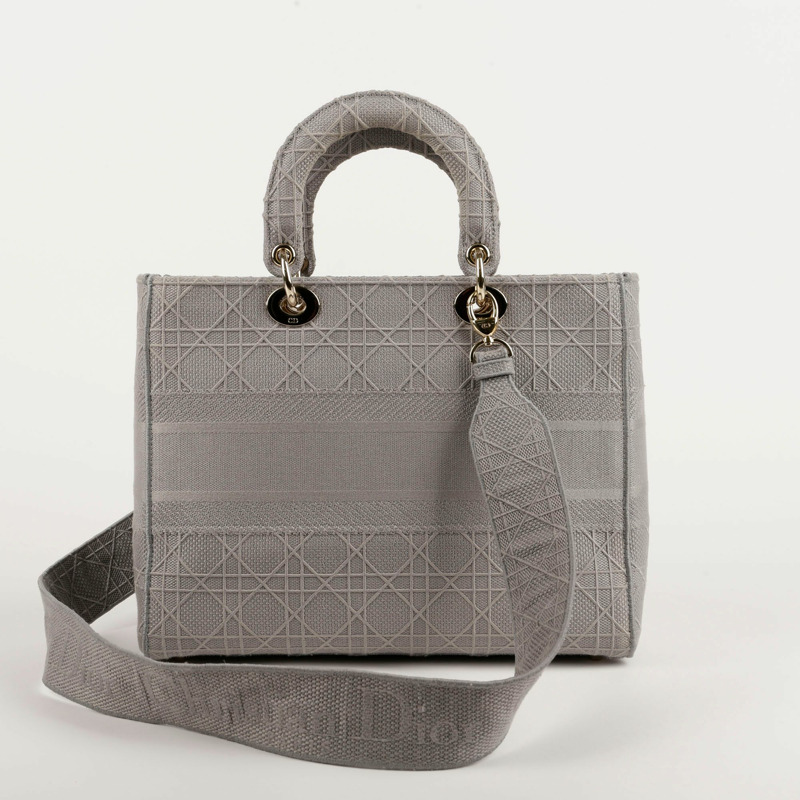 DIOR Lady Dior 大號托特單肩包-5