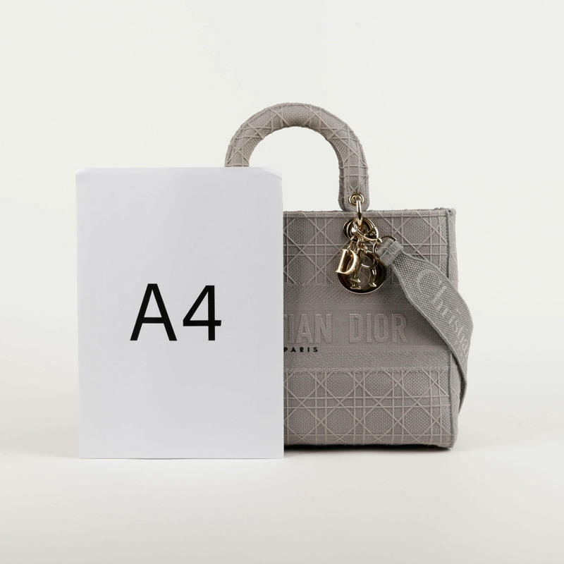 DIOR Lady Dior 大號托特單肩包-9