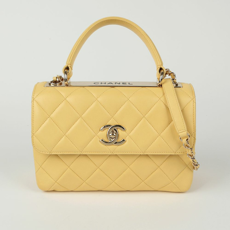 CHANEL 時尚 CC 頂部手柄小號托特單肩包 A92236-1