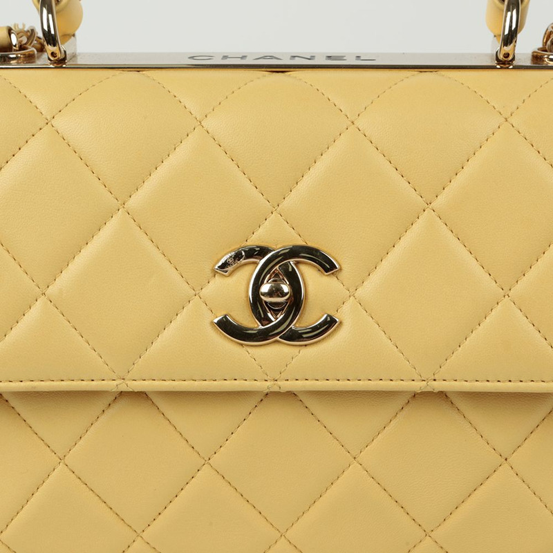 CHANEL 時尚 CC 頂部手柄小號托特單肩包 A92236-2