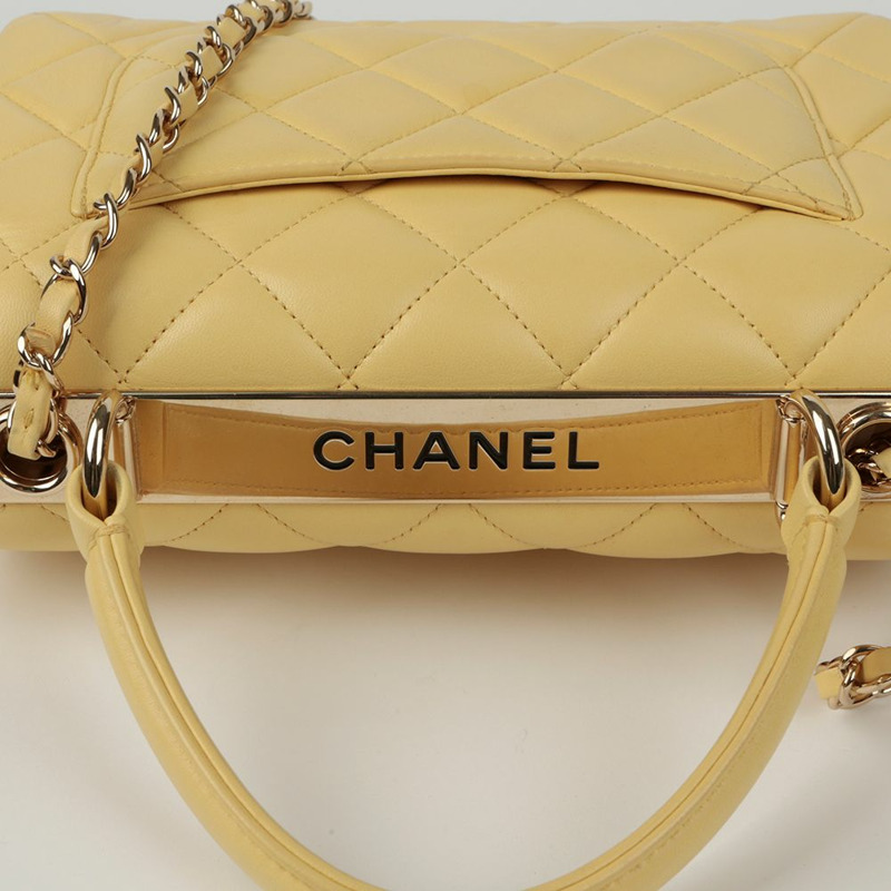 CHANEL 時尚 CC 頂部手柄小號托特單肩包 A92236-9