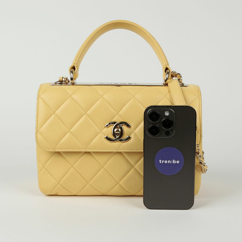 CHANEL 時尚 CC 頂部手柄小號托特單肩包 A92236-11