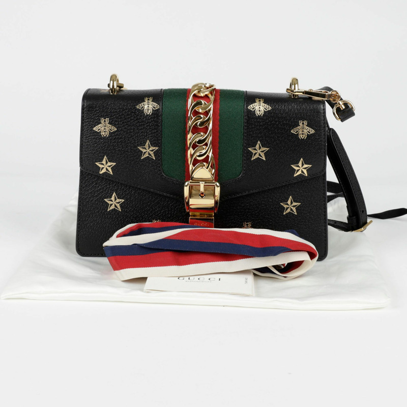 GUCCI Silvie Vista 小號斜背包-0