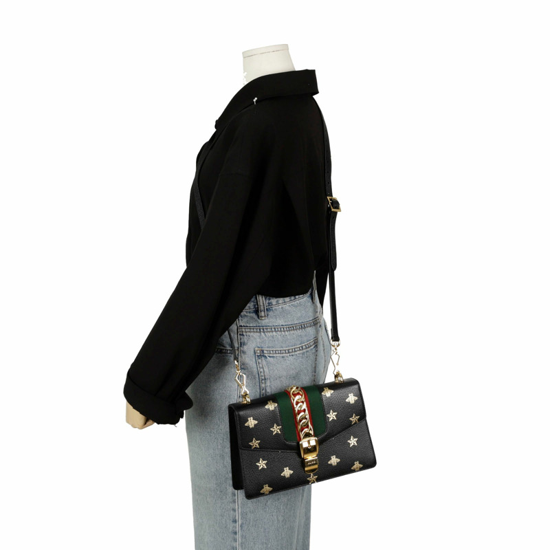 【包稅】GUCCI Silvi Vista 小號肩斜背包-9