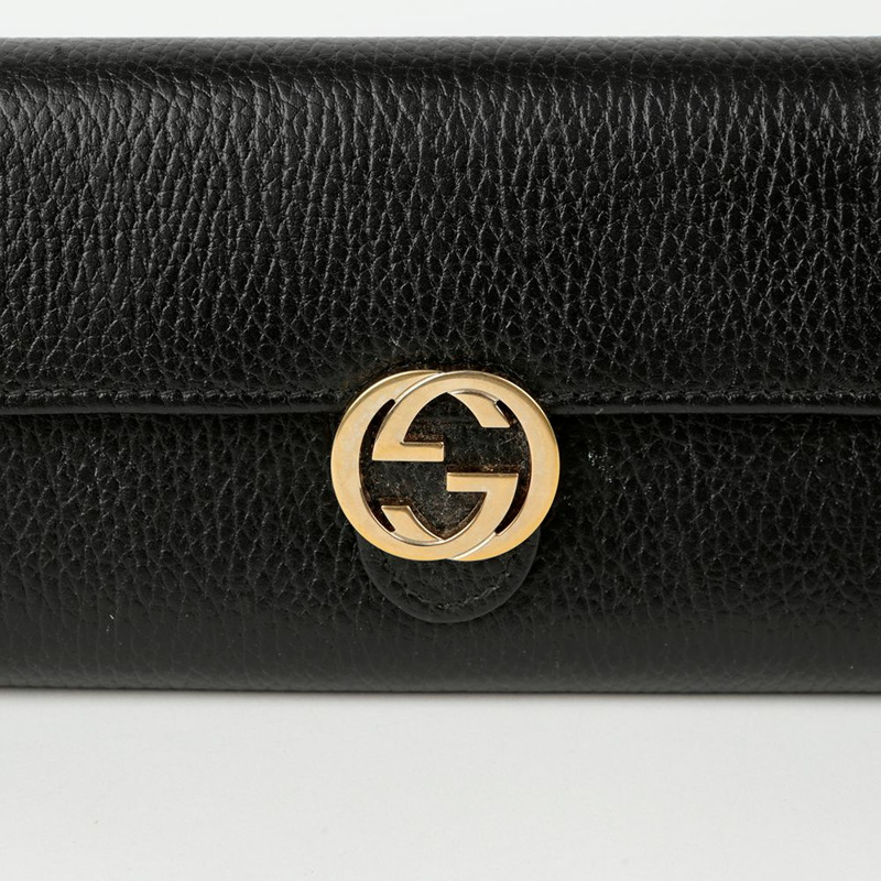 GUCCI 互扣長皮夾-1
