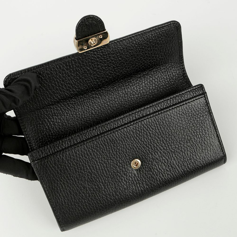 GUCCI 互扣長皮夾-6