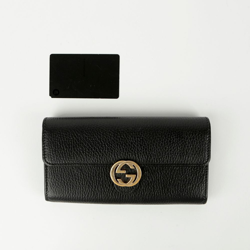 GUCCI 互扣長皮夾-8