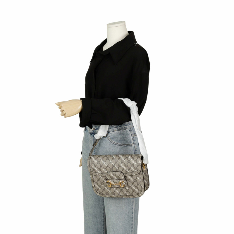 GUCCI Horsebit 1955 Hacker Project 小號肩斜背包 602204-8