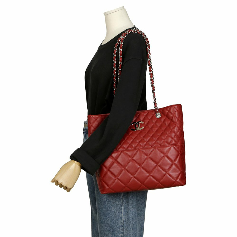 CHANEL Inbusiness Shopper 鏈條單肩包-14