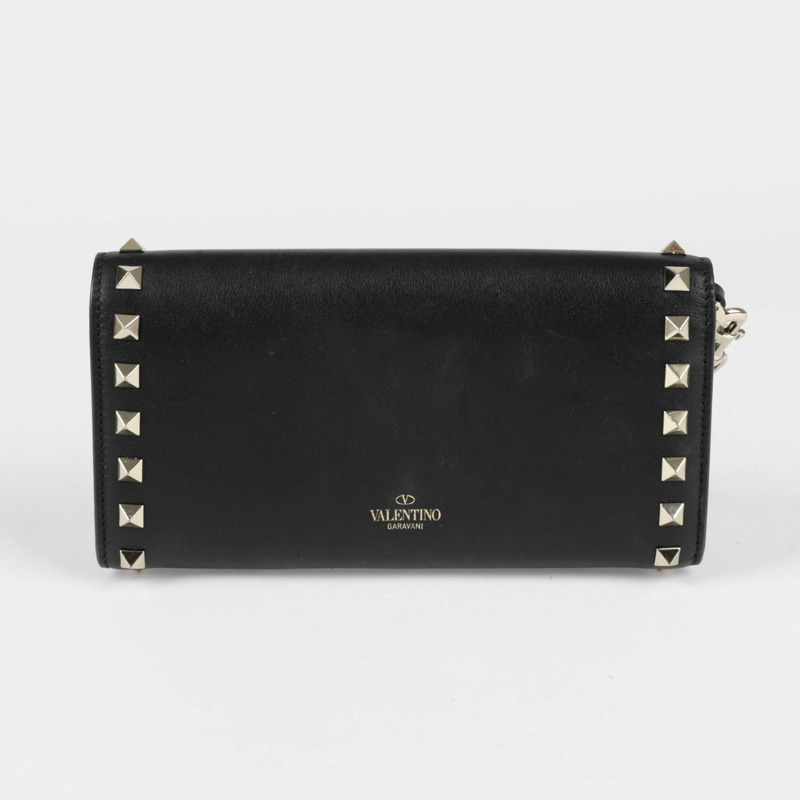 VALENTINO Rockstud 肩帶長版皮夾-2