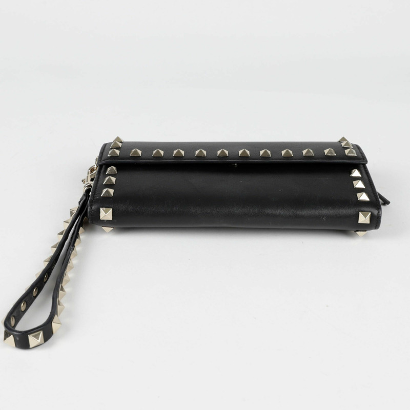 VALENTINO Rockstud 肩帶長版皮夾-5