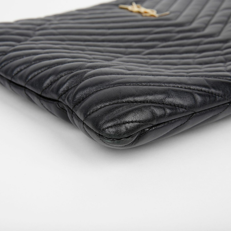 SAINT LAURENT Monogram 資料夾手拿包 440222-5