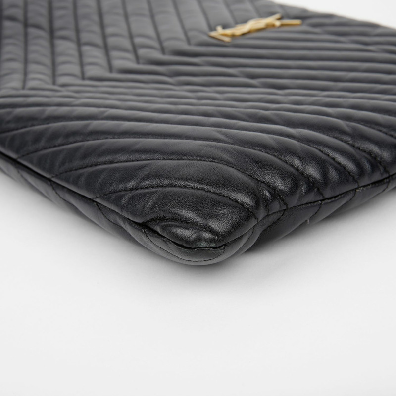 SAINT LAURENT Monogram 資料夾手拿包 440222-6