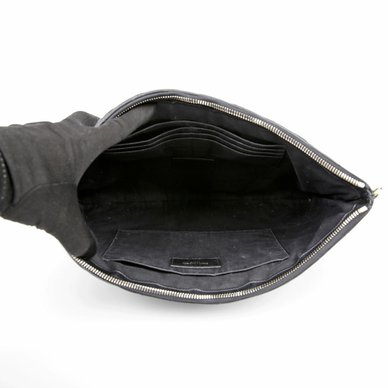 SAINT LAURENT Monogram 資料夾手拿包 440222-10