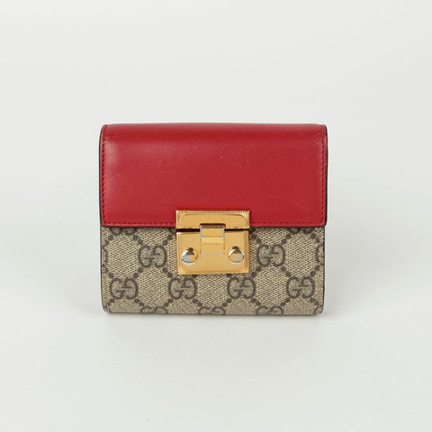 GUCCI 槳鎖雙折錢包