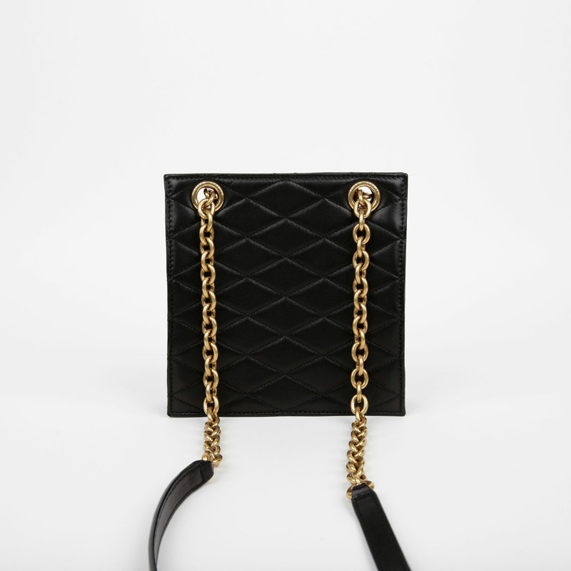 SAINT LAURENT Mylon 鏈條單肩斜背包-2