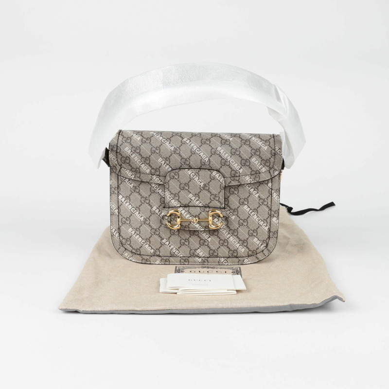 GUCCI Horsebit 1955 Hacker Project 小號肩斜背包 602204-0