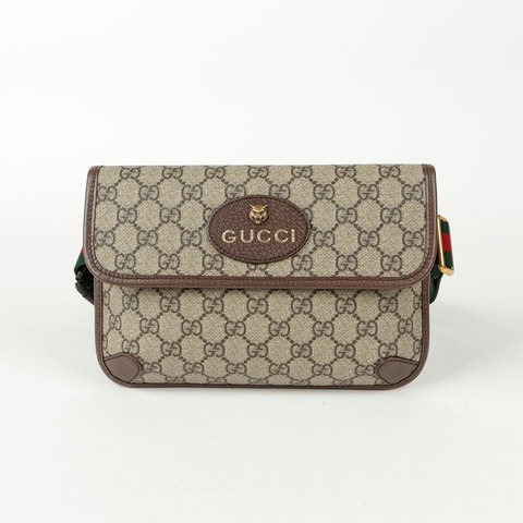 GUCCI 493930 GG Supreme Neo Vintage 腰包