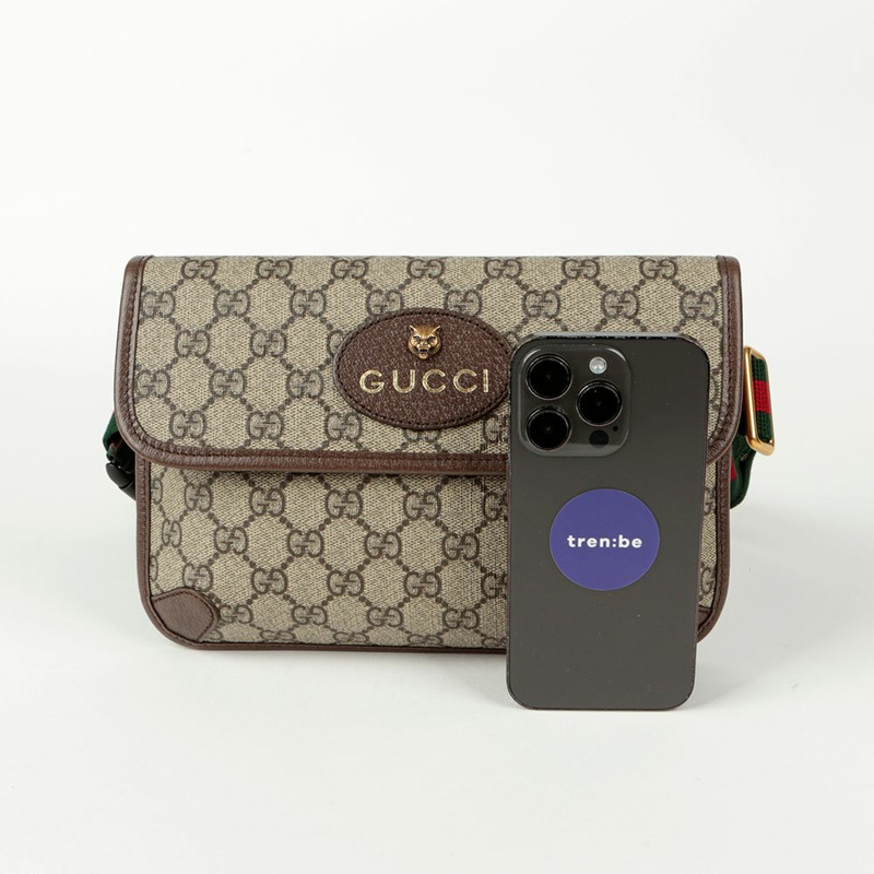 GUCCI 493930 GG Supreme Neo Vintage 腰包-7