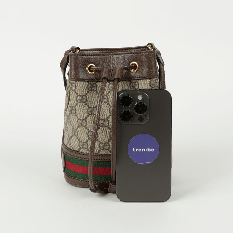 GUCCI Ophidia 迷你水桶斜背包-9