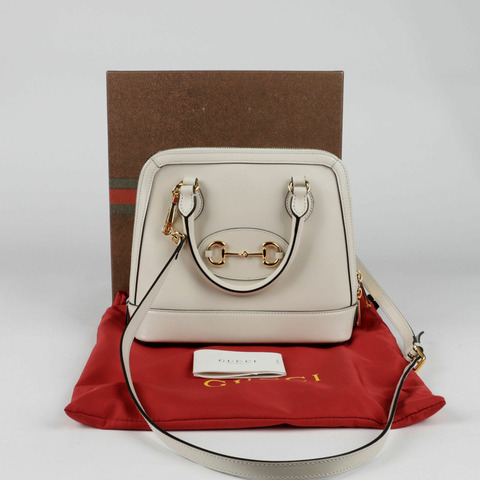 GUCCI Horsebit 1955 小號頂部提把托特單肩包