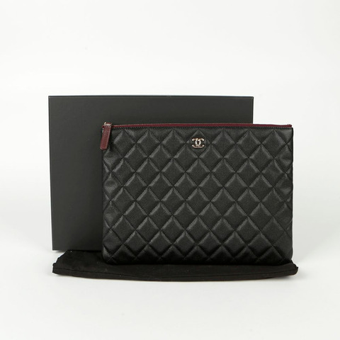 CHANEL 經典魚子醬新款中型手包