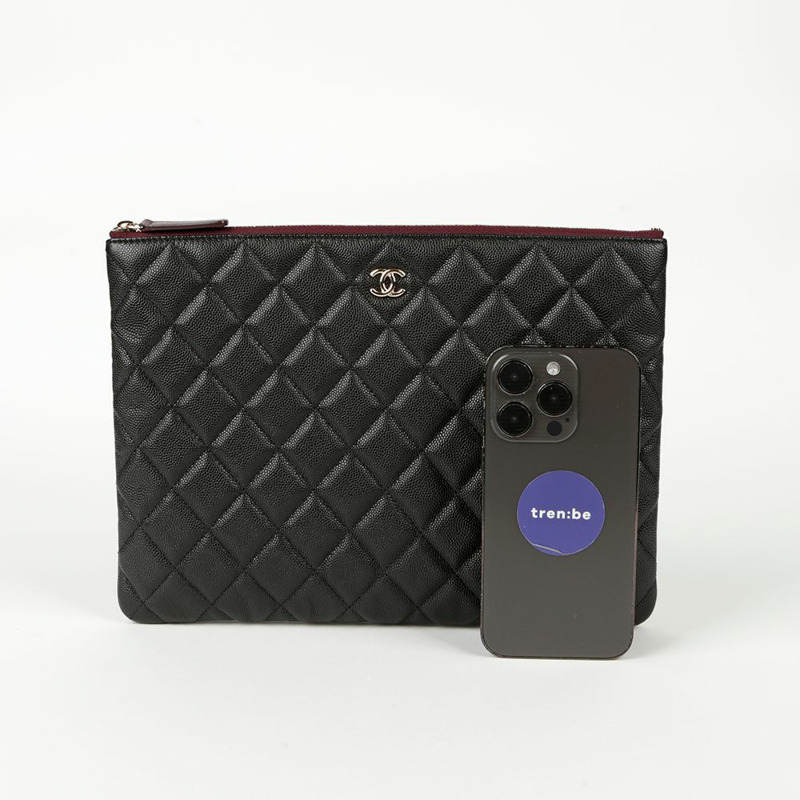 CHANEL 經典魚子醬新款中型手包-8