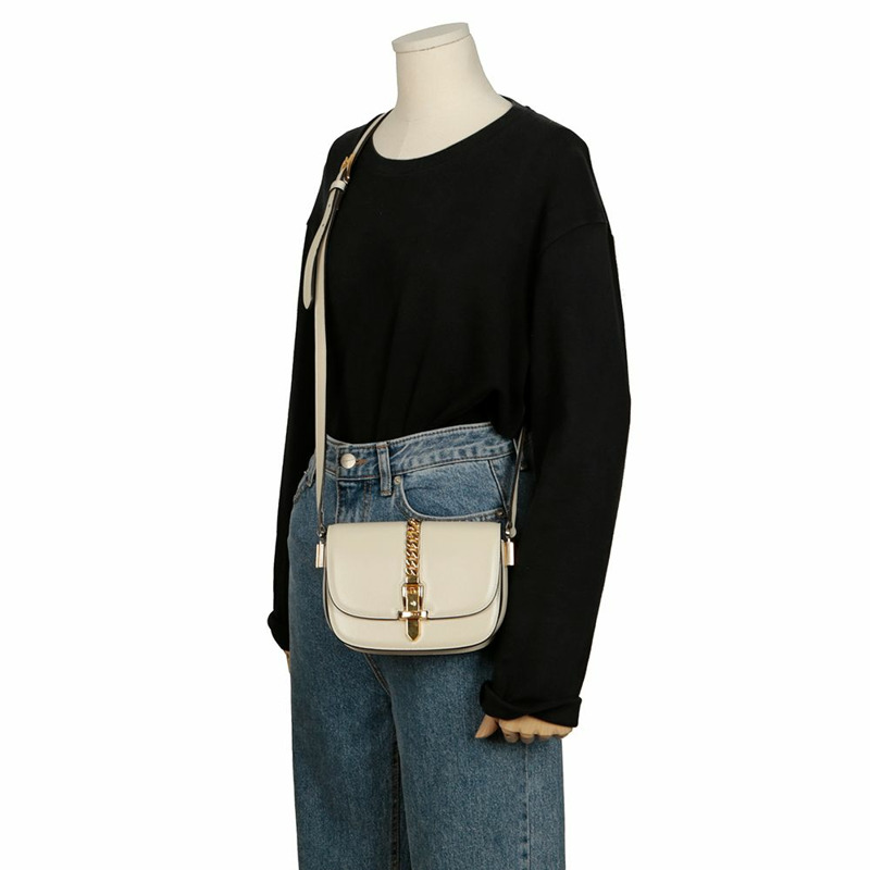 【包稅】GUCCI 迷你 Silvi 1969 肩斜背包-11