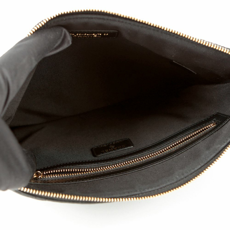 【包稅】CHANEL CC標誌鏈條修剪離合器-8